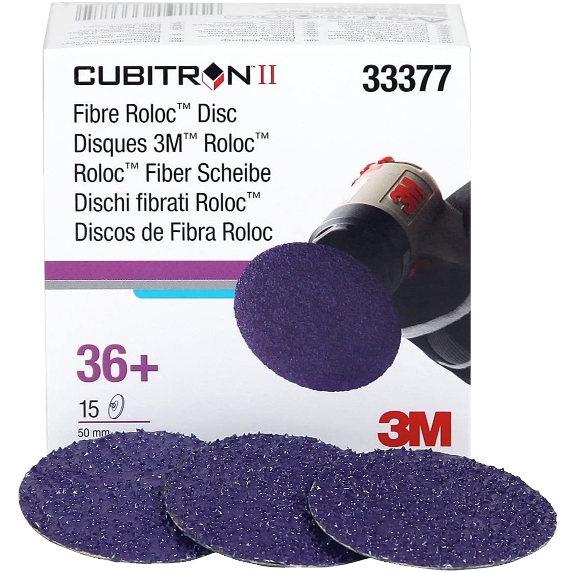 3M Cubitron II Roloc 3" Discs